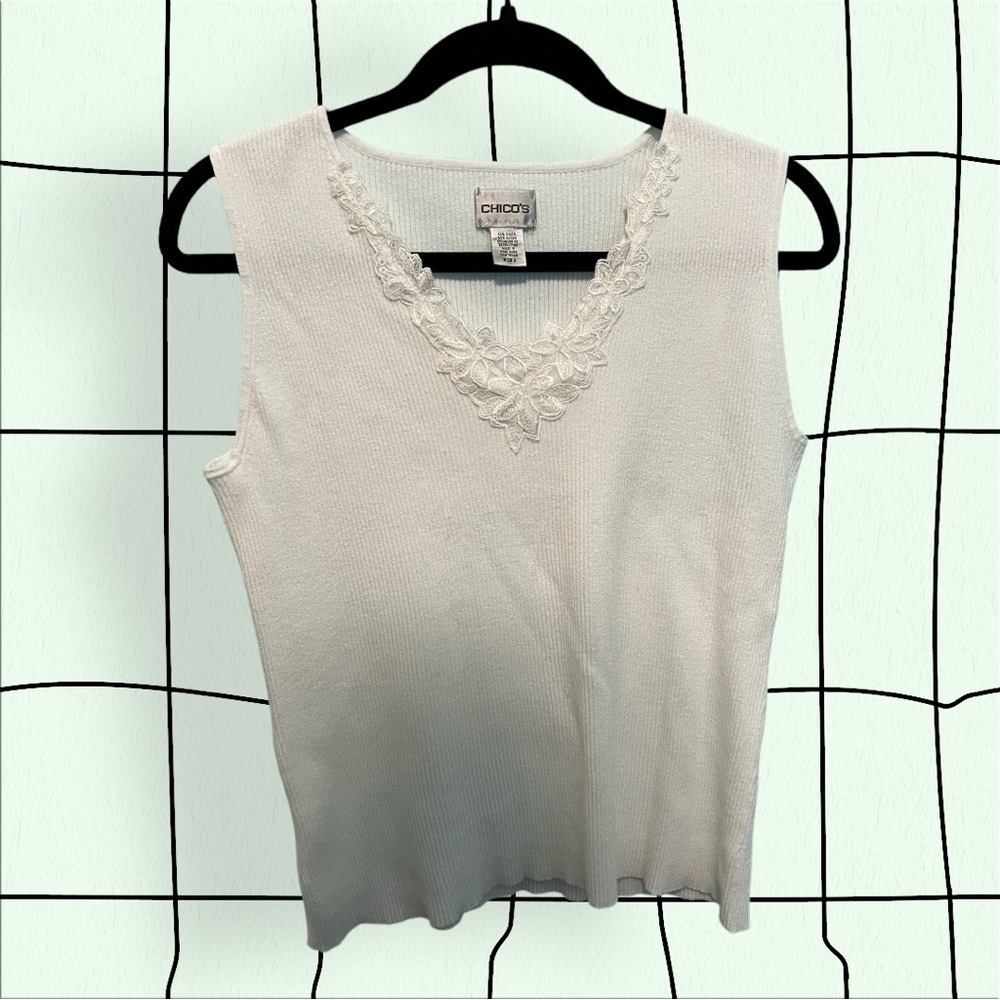 Chico’s V-neck sleeveless top